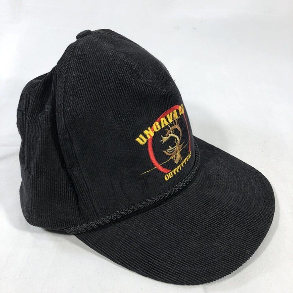 VTG UNGAVA BAY OUTFITTERS UNCAVA HAT CAP CORDUROY SNAPBACK ONE SIZE FITS MOST OS - Picture 3 of 14